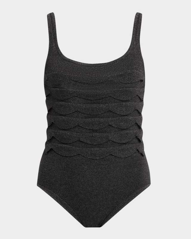 Polina Scallop Knit Bodysuit